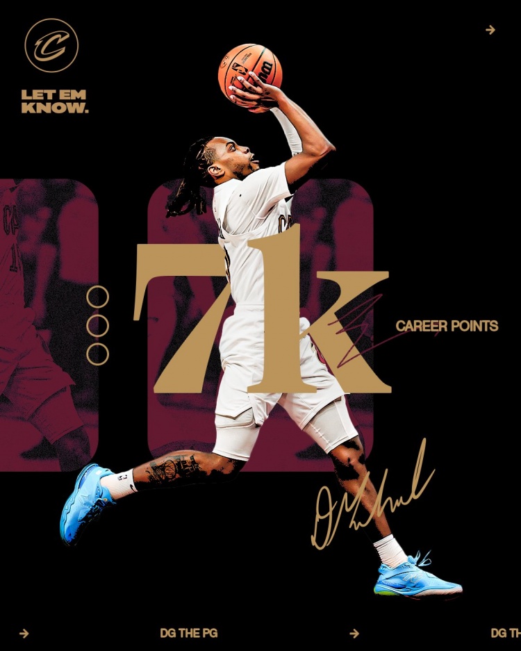 未來可期！加蘭騎士生涯得分達到7000分 隊史第11位！