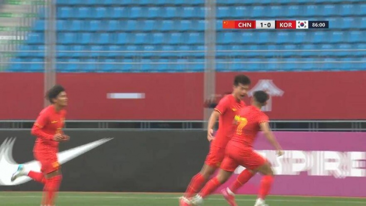 U22國足1-0韓國全場數(shù)據(jù)：控球率49%落后韓國，10射7正領(lǐng)先對手