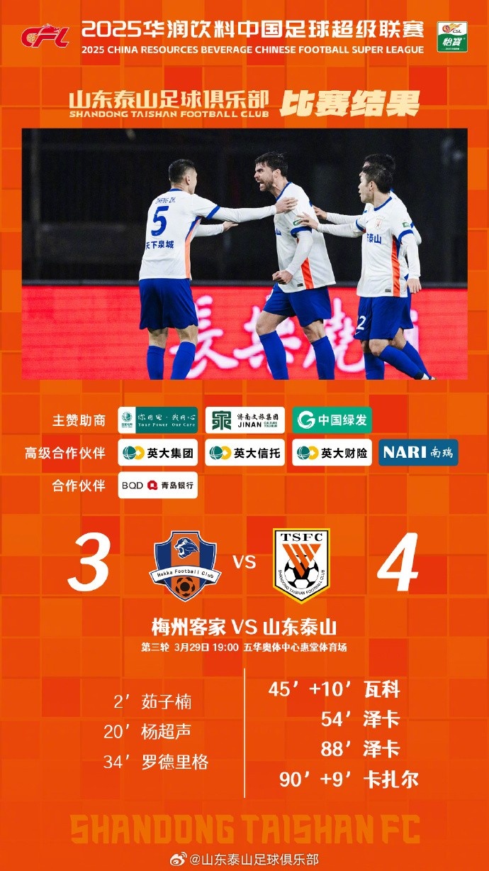 從0-3到4-3，這是一場(chǎng)彰顯堅(jiān)韌不拔泰山足球精神的戰(zhàn)斗！
