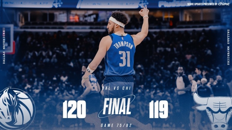 險勝公牛！獨行俠官方曬贏球海報 克萊成為封面人物